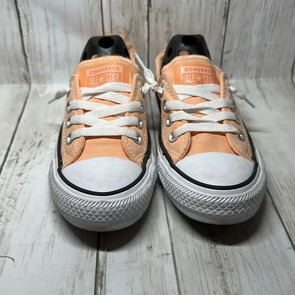Converse Chuck Taylor All Star Shoreline Slip On Peach Orange Sneakers 570486F